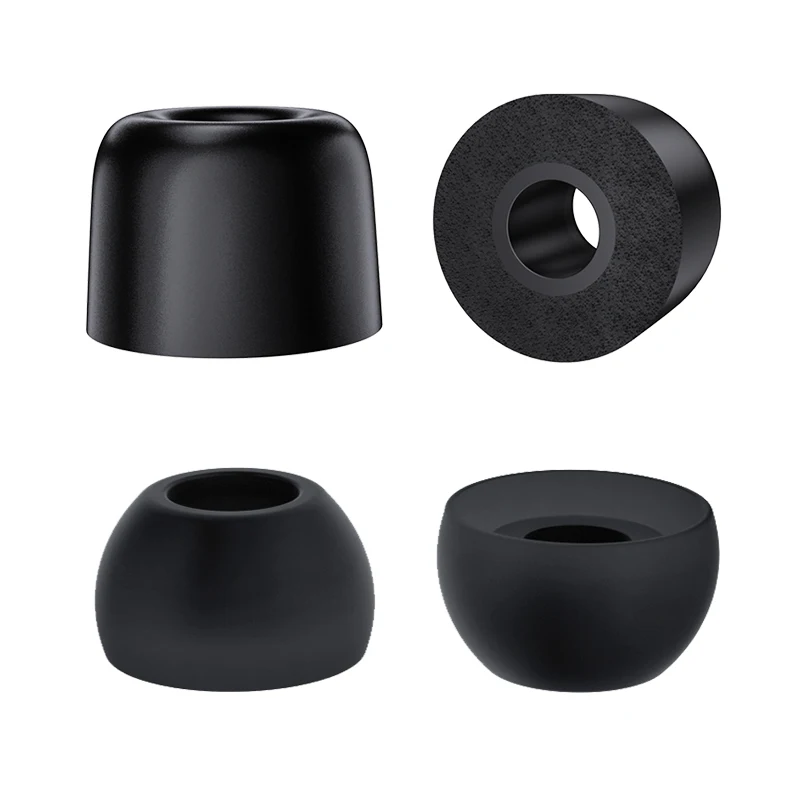 KBEAR FT01 Silicone + Memory Foam Ear Tips 6 pairs S/M/L Pain-free for Extended Wear Eartips For KZ KBEAR KB16 KB02 Headset