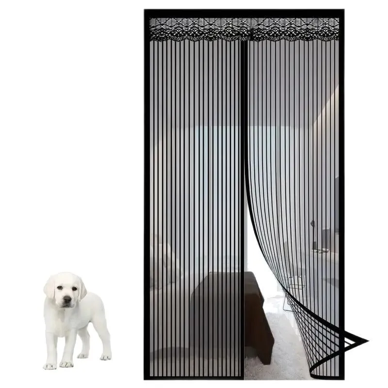Pet Screen Door Mesh, MagneticScreen Door, Pet FriendlyScratch Resistent, CurtainKeeps Bugs Out, Strong SealMagnets