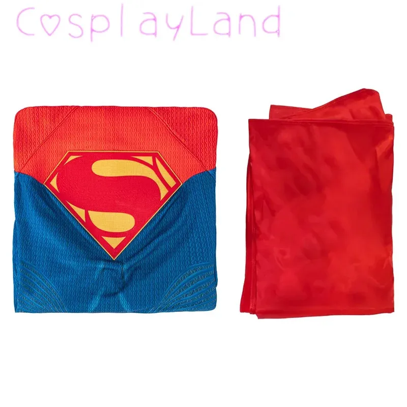 بدلة قفز لفيلم بطل كارا زور إل التأثيرية مع كيب أحمر بطلة خارقة ملابس تنكرية بدلة كرنفال الهالوين #5