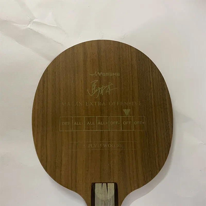 Table Tennis Racket Bottom Plate 5 Ply Ping Pong Blade Paddle Long Handl Horizontal Racket Pure Wooden Table Tennis Racket New