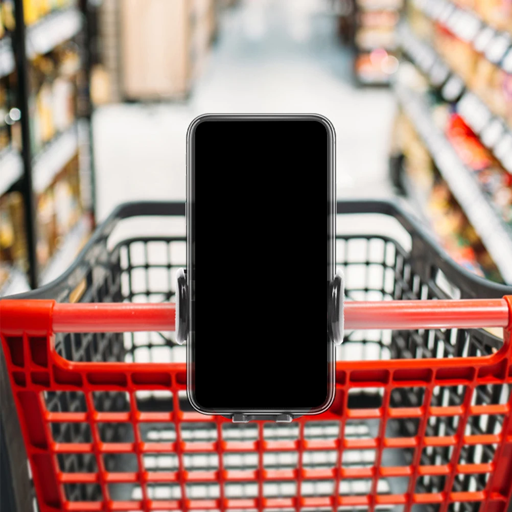 

Plastic Phone Holder Clip Mount Sturdy Cellphone Stand Trolley Car Magnetic Rack Safe Riding Accessories Phone