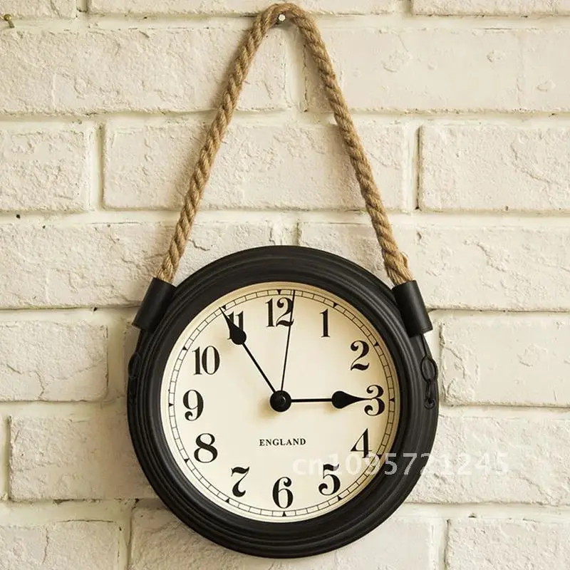 

Metal Wall Vintage Clock Decor Home Living Room Wall Decoration Creative Kitchen Accessories Clock Room Decorative Hanging 3D