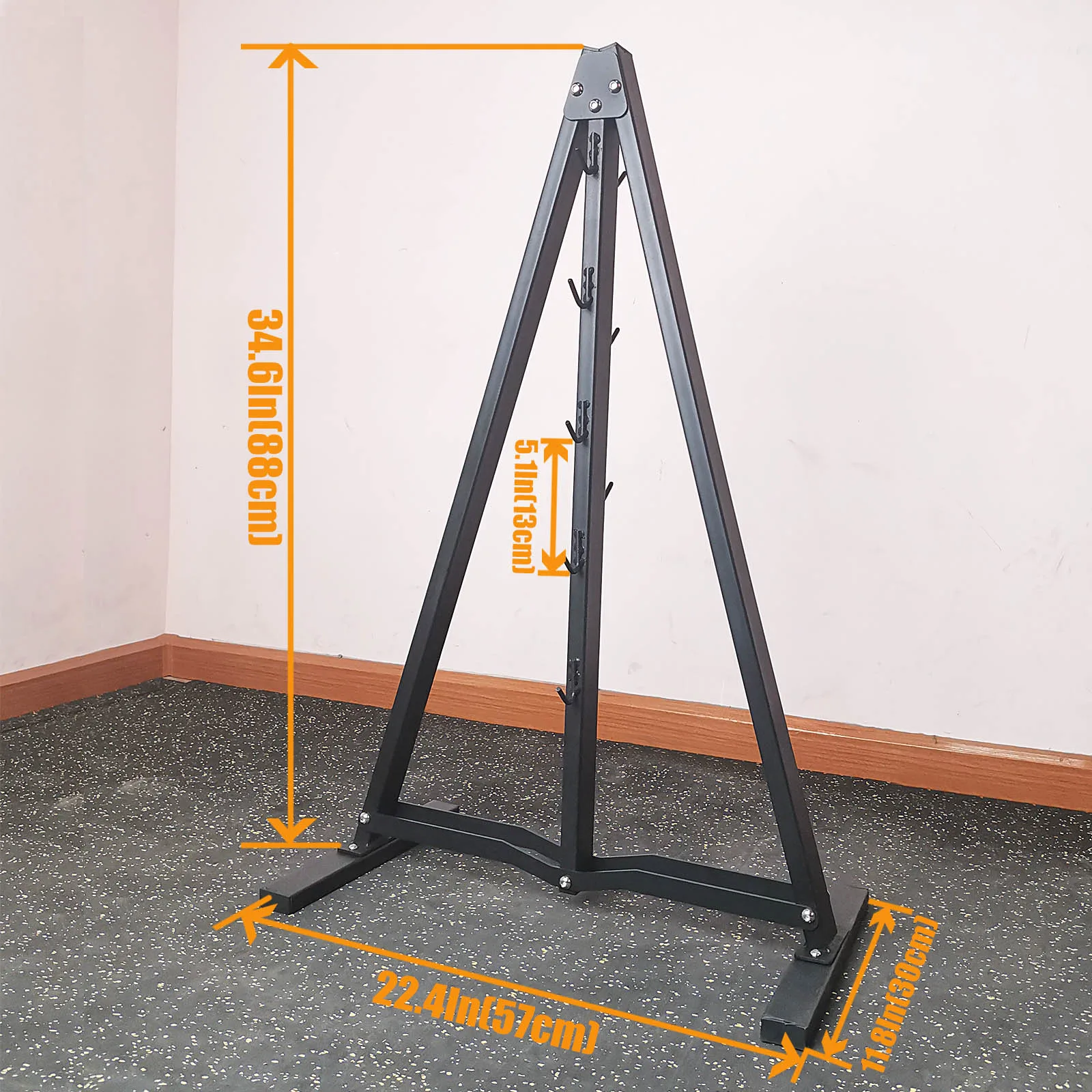 Soporte de pared desmontable para bandas y accesorios de gimnasio - imagen 3