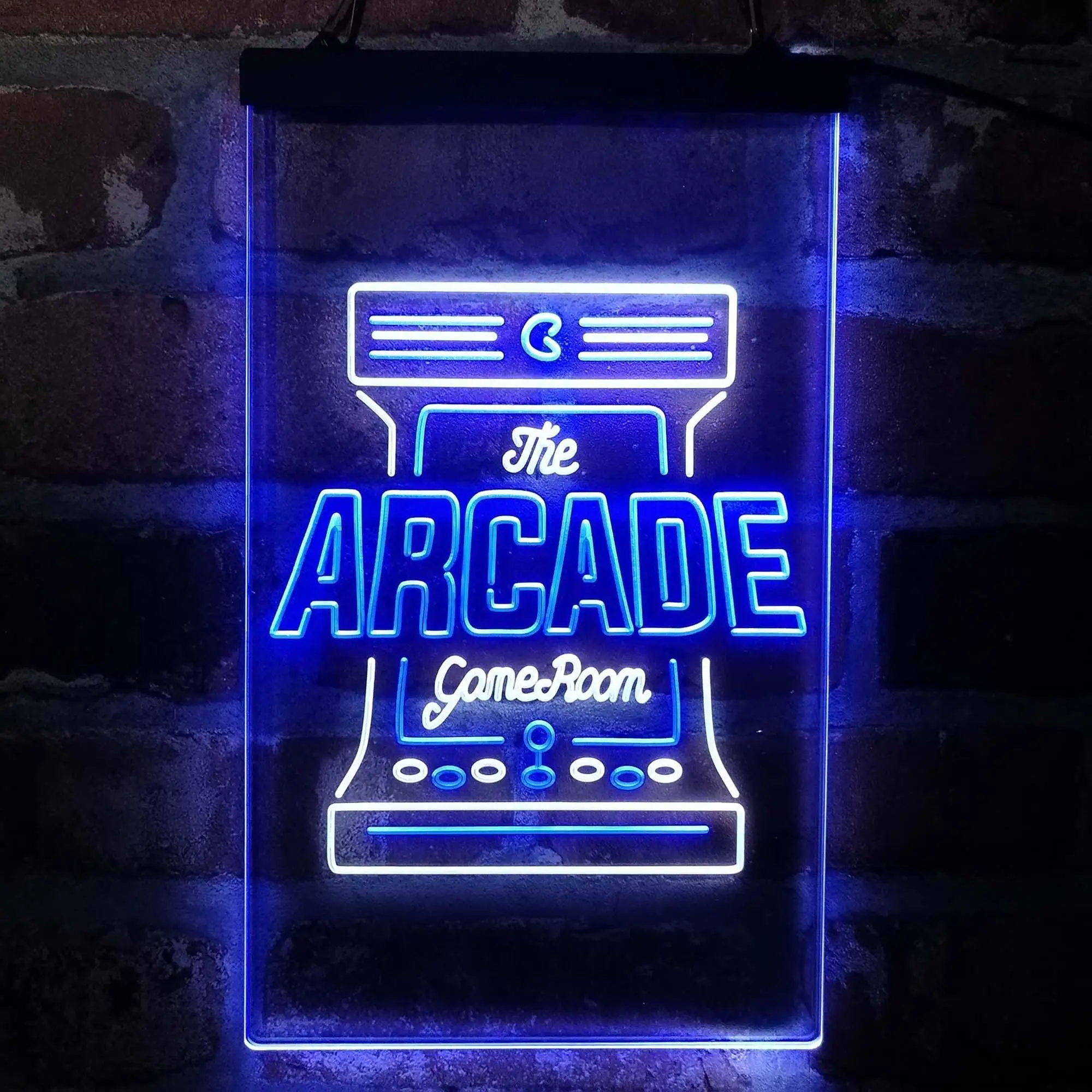 The Arcade. Game Room. Game Console Dual Color Led Neon Sign st6-i4135