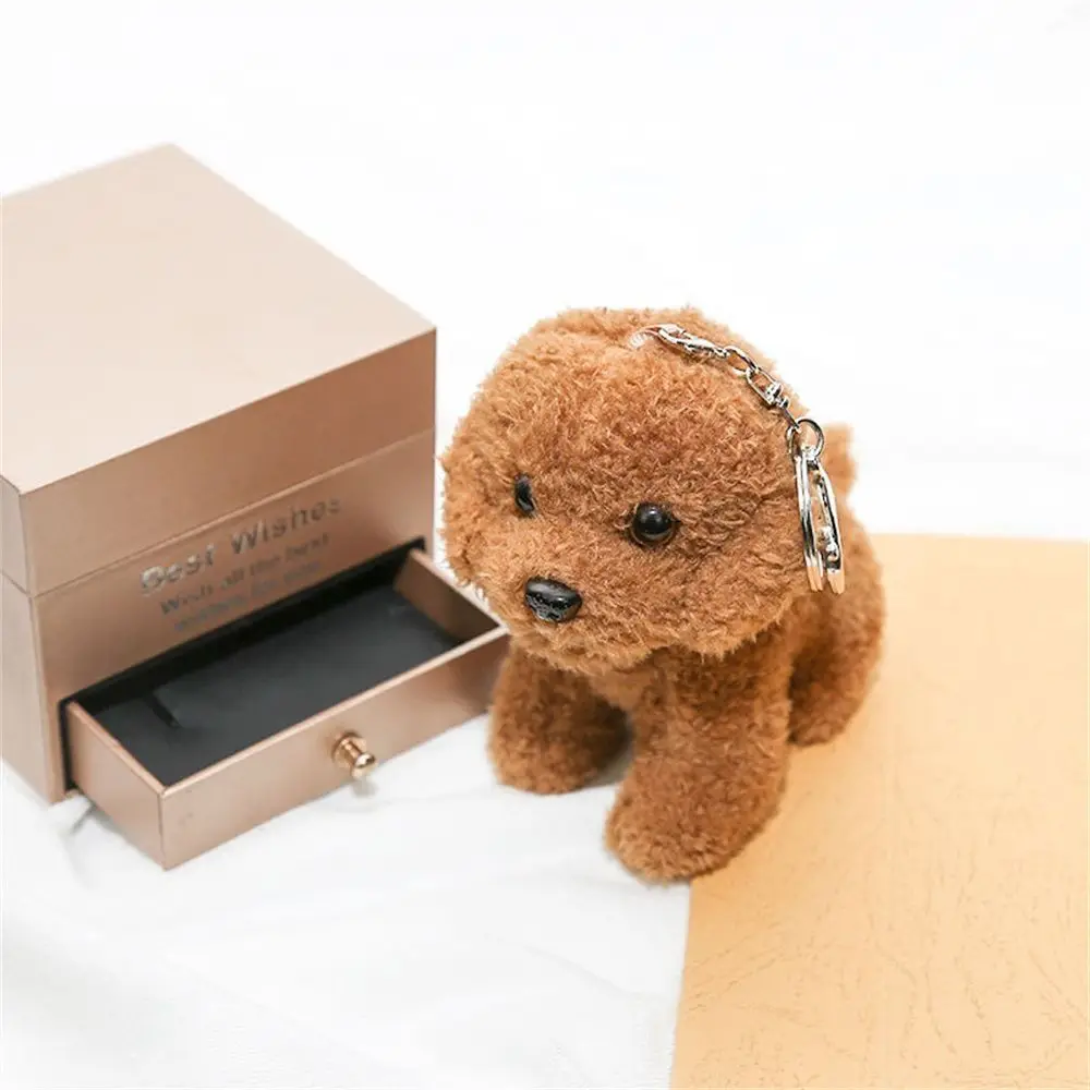 Akcesoria do wnętrza  Uchwyt na klucze Zawieszki do plecaka 12cm Brelok z psem Pierścienie na klucze z psem Mały wisiorek z psem
