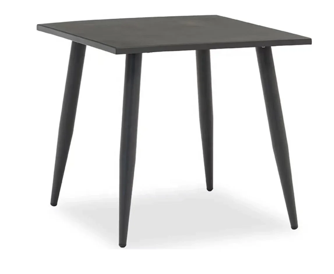 #Outdoor leisure square table courtyard garden dining chair villa comfortable square table negotiation square table#