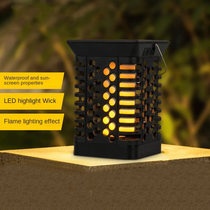 

Solar Flame Lamp Outdoor Lighting Led Landscape Lamp Villa Park Decoration Garden Lamp