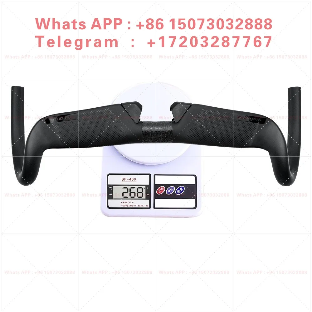 Full carbon fiber 13 degree bend handle melon car road bike dead fly field handlebar full internal wiring