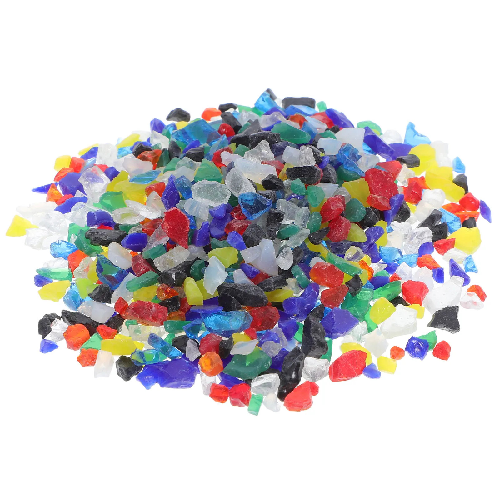 

Special Shaped Glass Blocks Colored Material Crushed Crafts Kiln Trinkets DIY Irregular Pieces Decorative Mosaic Stained