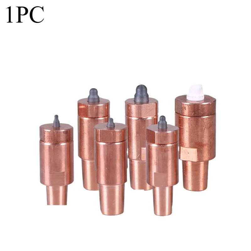 

Spot welder nut lower electrode projection welding chromium zirconium copper electrode cap locating pin ceramic locating core M6
