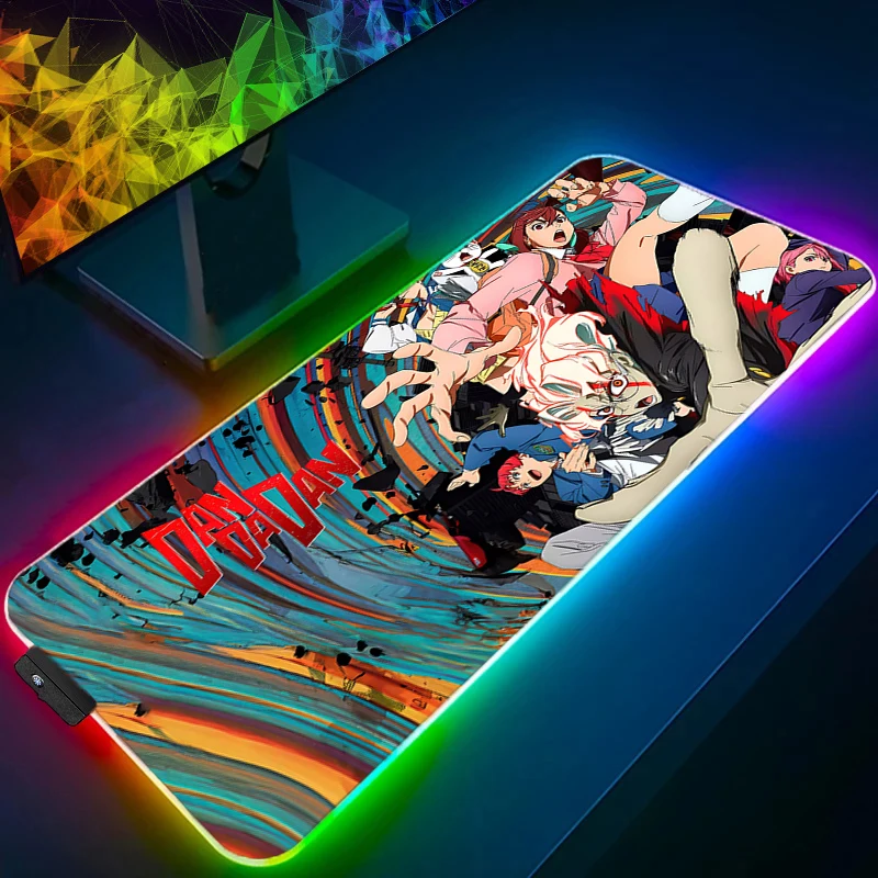 

Mouse Pad Professional eSports Game Players Speed Rubber Gamer Desk Mat RGB Laptop D-dandadan Mousepad LED PC Anime Keyboard Pad