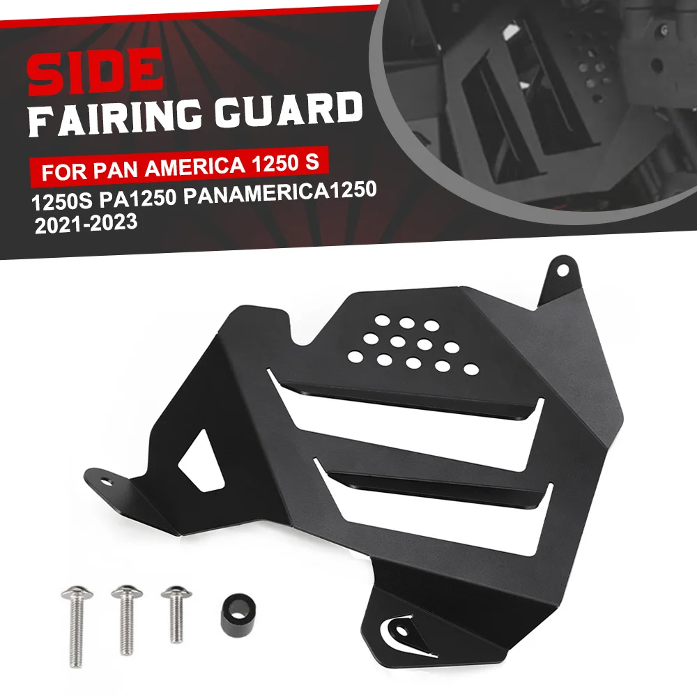 

Motorcycle Side Infill Guard Left Fairing Protection Cover Cap FOR PAN AMERICA 1250 S 1250S PA1250 PANAMERICA1250 2021-2023 2022