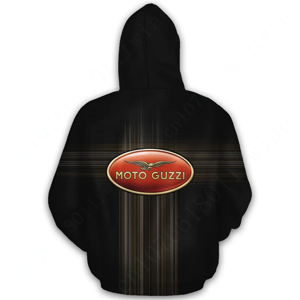 Moto Guzzi Hoodies für Männer Frauen lässig Sweatshirt Unisex Kleidung Anime Zip Hoodies Harajuku 3D-Druck Essentials Pullover