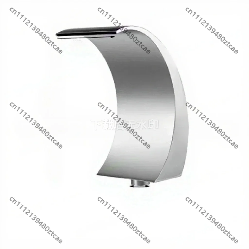 304 Stainless Steel Arc Hook Nozzle Swimming Pool SPA Waterfall Curtain Fountain Spray