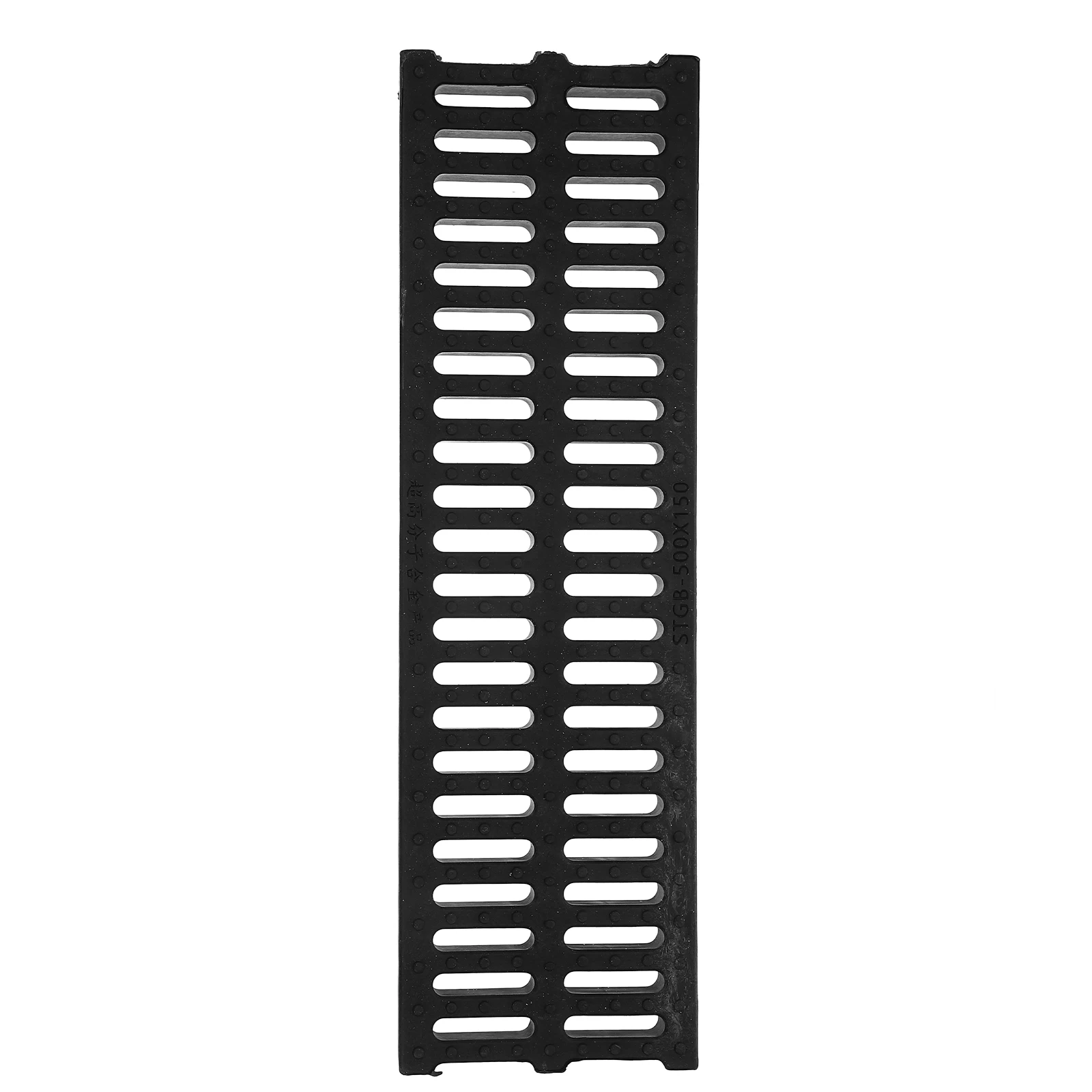 

Heavy Duty Plastic Drainage Grate Cover Black Rectangular Trench Drain Grate Floor Sink Strainer Outdoor Sewer Cover Clog