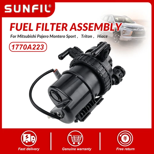 1770A223 1770A289 23300-30200 Conjunto de filtro de combustible para Mitsubishi Pajero Montero Sport II III L200 Triton IV V 2005-2015