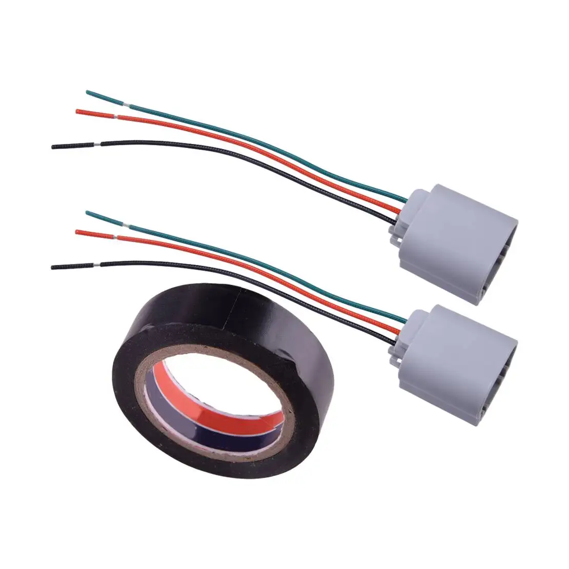 

CITALL 2 шт. H13 9008 Разъем для фар с проводкой и лентой 12В 2.9А, подходит для Ford F-150 2004-2019