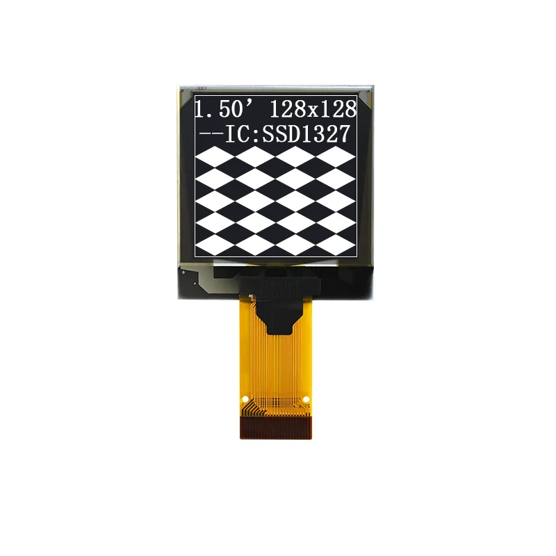 1,5-дюймовый OLED-дисплей, разрешение 128x128, драйвер SSD1327, белый свет, 24 контакта