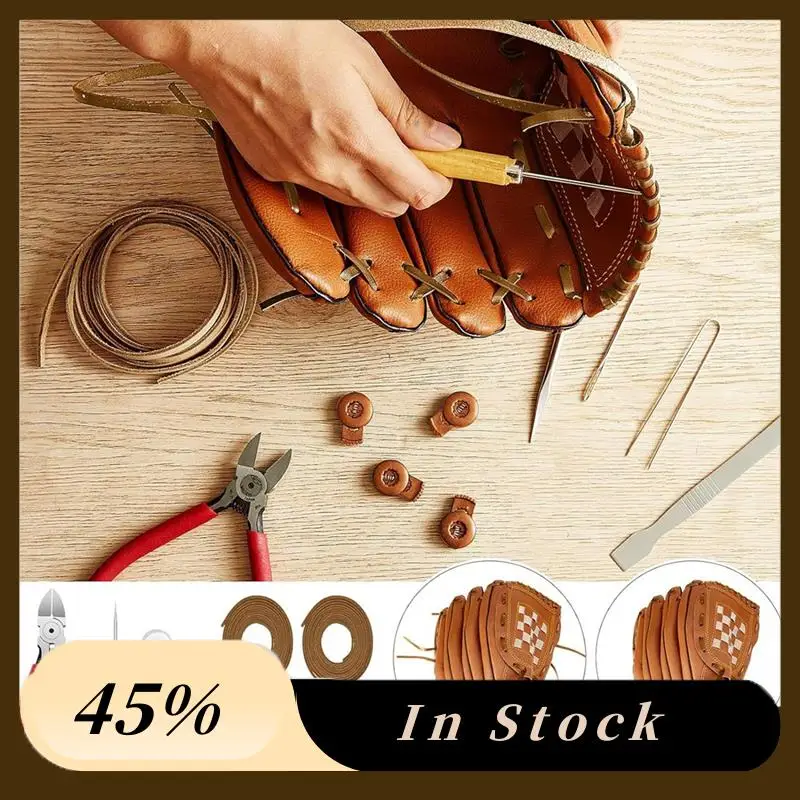 

A78K Новый 16-комплект для снятия перчаток, игольчатый резак для кожи, инструмент для царапин, шило для бейсбола, софтбола, ремонт варежки