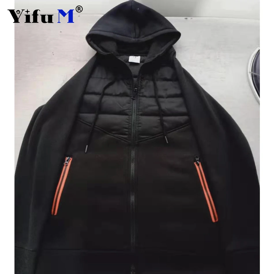 DIY Custom Logo Men Hoodies Outdoor Hooded Sweatshirt Coat Jacket Autumn Long Sleeve Slim Fit Casual Sport Zipper Print Jacket