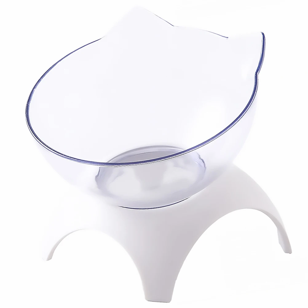 

Cat Head Pet Bowl Tilted Food Neck Protective Feeder Bowls Drinking Durable Anti Environmental Thick Design Bite