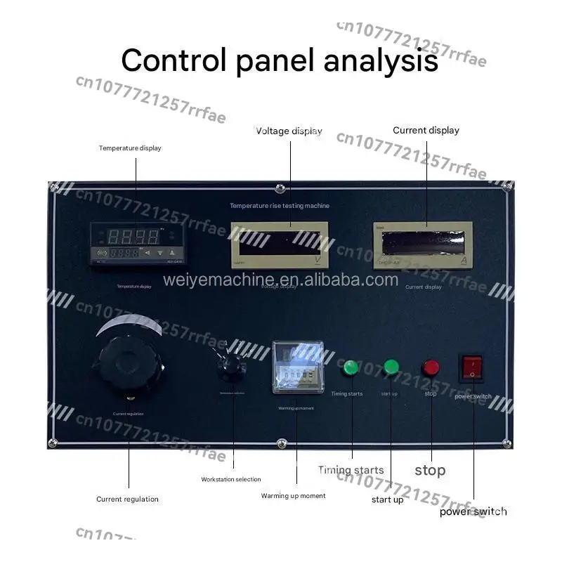 40A Plug Socket Temperature Rise Tester Cable Current Load Tester for Electrical Safety Compliance