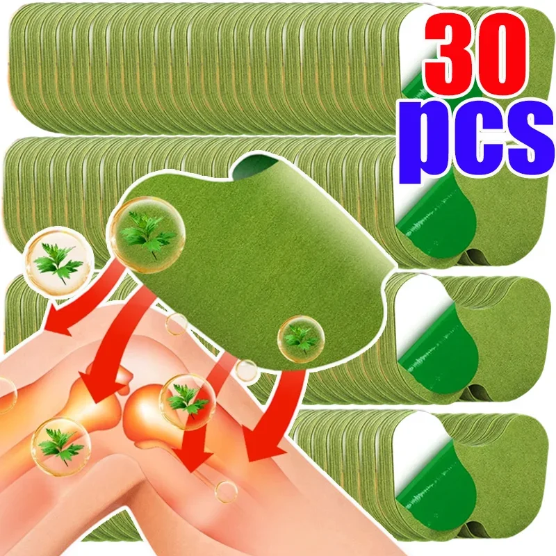 

10/30pcs Knee Patches Mugwort Herbal Pain Relief Pads Safe Ingredients Acupoint Therapy Traditional Chinese Medicine Patches