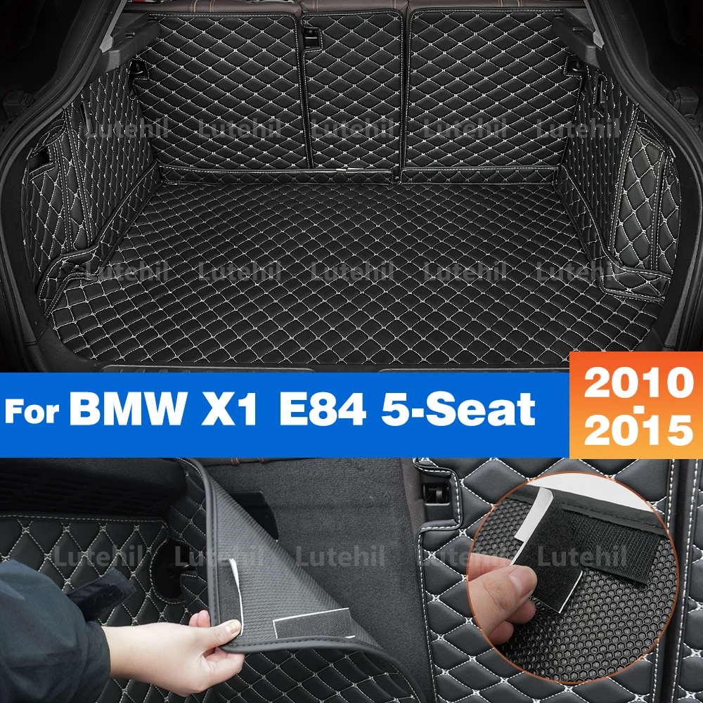 

Cargo Liner Fit For BMW X1 E84 5-Seat 2010-2015 14 13 12 11 All Weather Trunk Mat Carpet with Backrest Protectors Cargo Mat