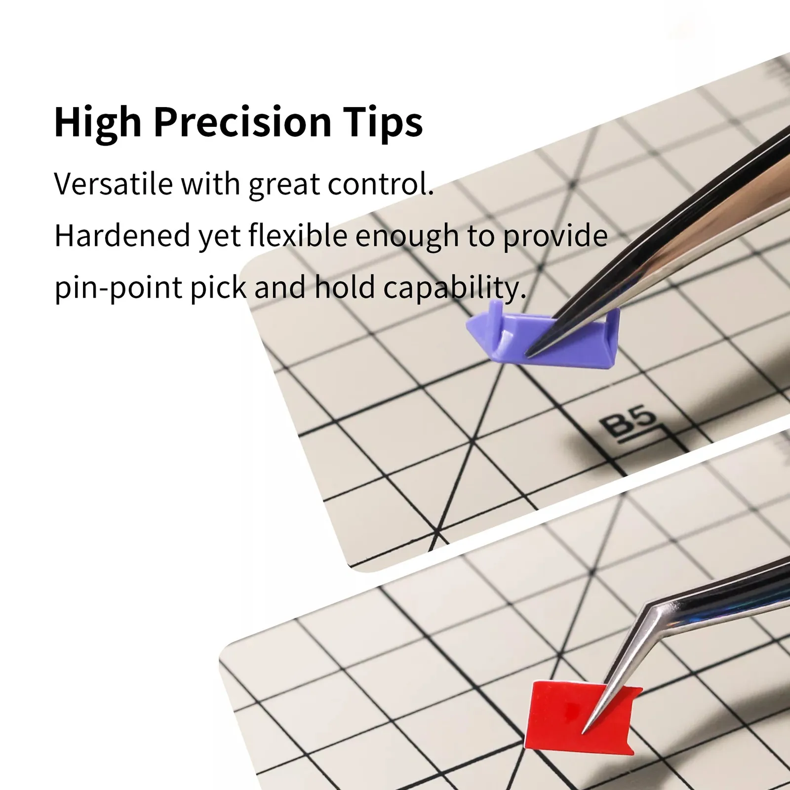 DSPIAE AT-TZ01~08 Stainless Steel Precision Tweezers Military Model Making Tool Assembly Retrofit Gundam Hobby DIY