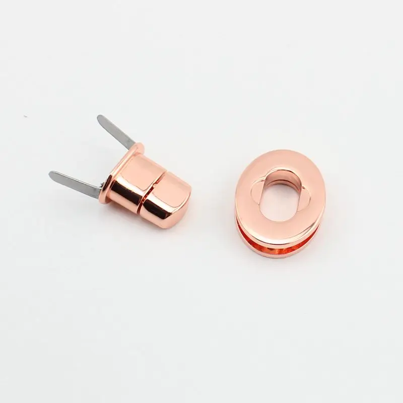 10-50 peças 5.0*10*12mm ouro rosa de alta qualidade 10mm interior diy bolsa de metal moda conector acessório ponte u anel