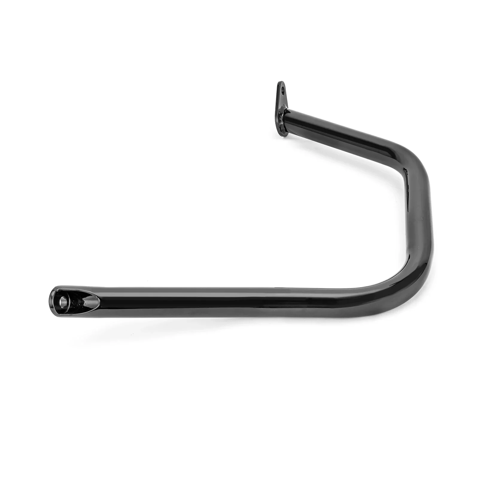 For Indian 2021-2024 Challenger Coated Gloss Black Front Engine Guard / Crash Bar Tube Steel High Standard Rust-Proof Plating