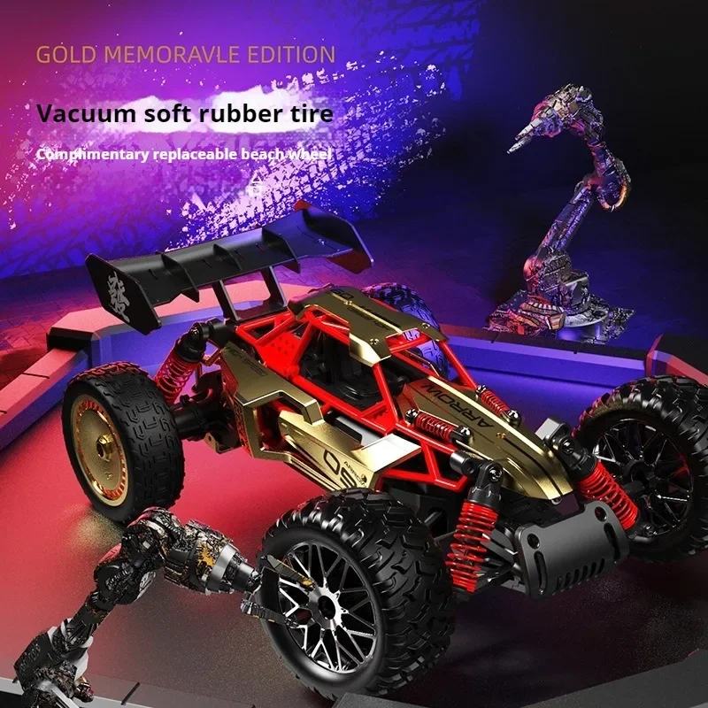 Gold commemorate edition:1:14 alloy high-speed rc cars,31cm remote control car toy,off-road rc drift car,kids toys,holiday gift