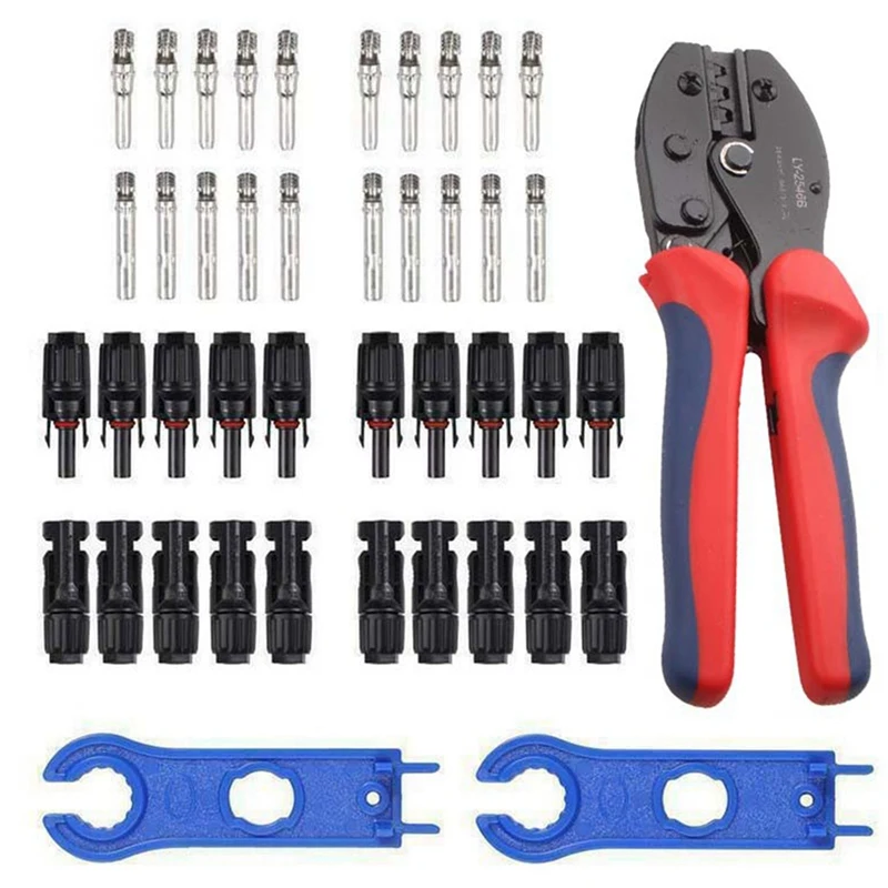 LY-2546B Wire Clamping Terminal Pliers Cold Pressing Terminal Kit Solar Crimping Tool Kit Replacement