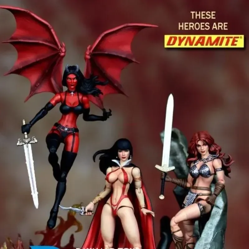 

Экшн-фигурка солдатика 1/12 Red Sonja Purgatori Vampirella 6 дюймов кукла-игрушка подарок для коллекции фанатов