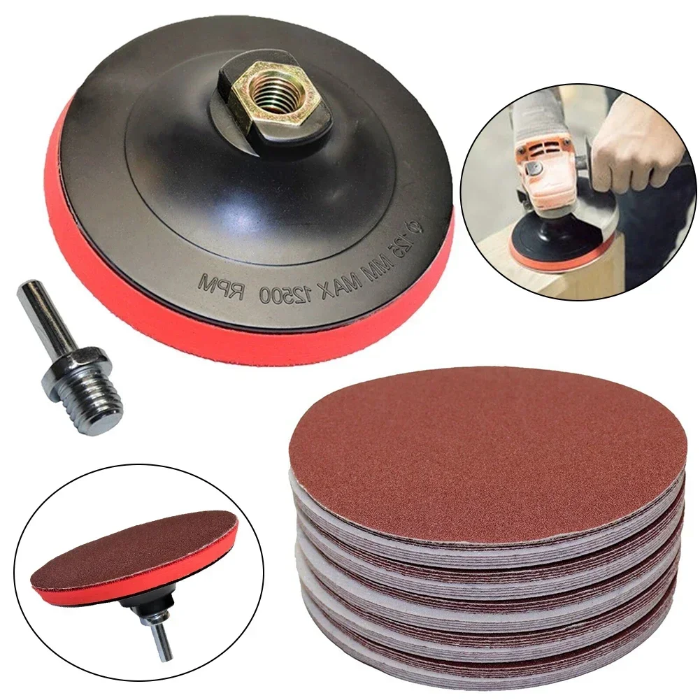 Pads Sanding Disc Backing Pad Drill Grinder Backing Pad Sanding Disc Sanding Disc Kit For Drills Angle Grinders