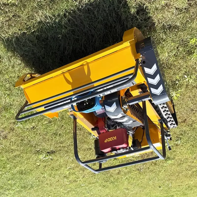 تخصيص مزرعة صغيرة Flail جزازة العشب 800mm Rc الديزل الطاقة الزاحف جزازة العشب لقطع العشب