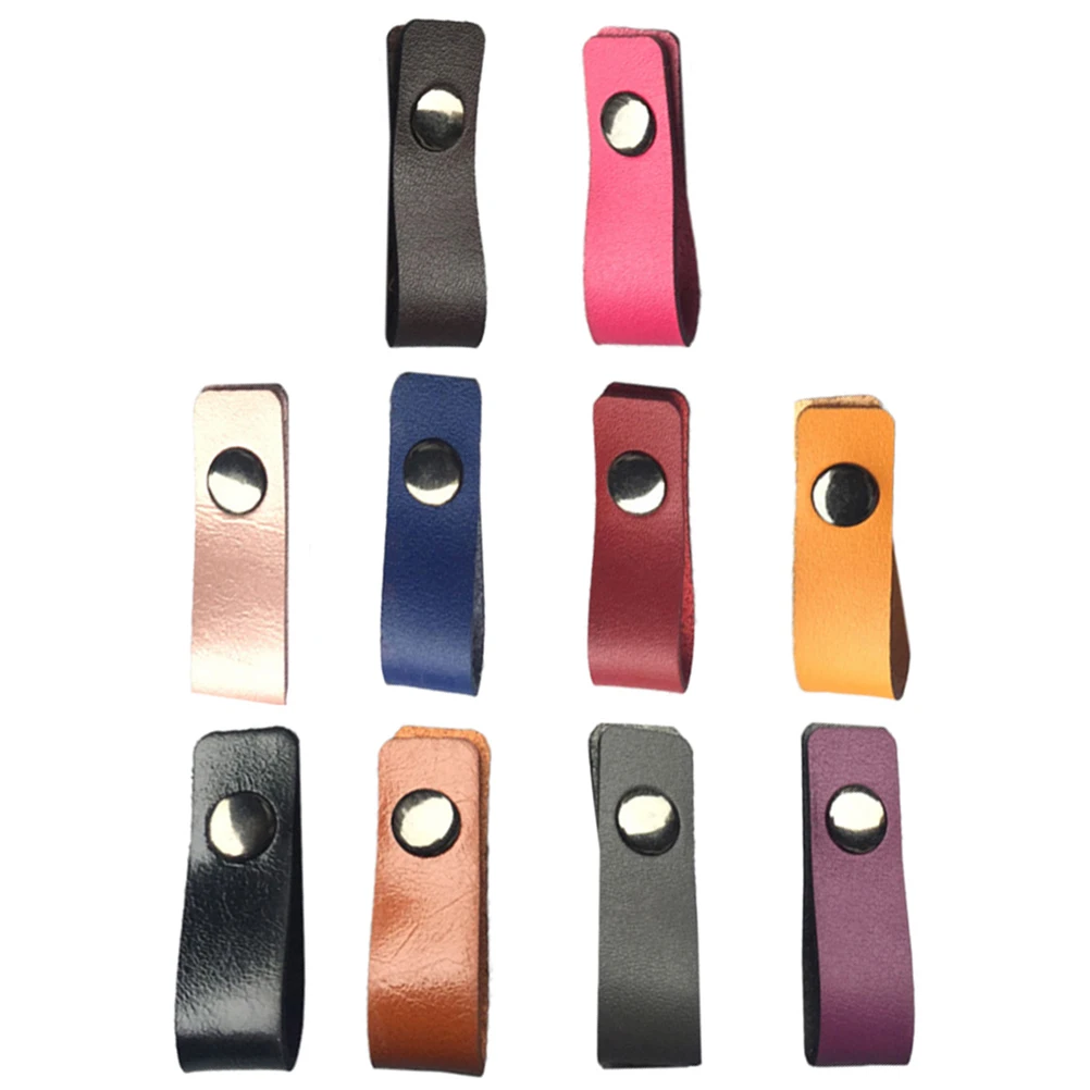 

10 pcs Cord Winder Durable Wire Organizer Snap Fastener Cable Holder Earphones Management Desktop Tidy Tool Mixed Color