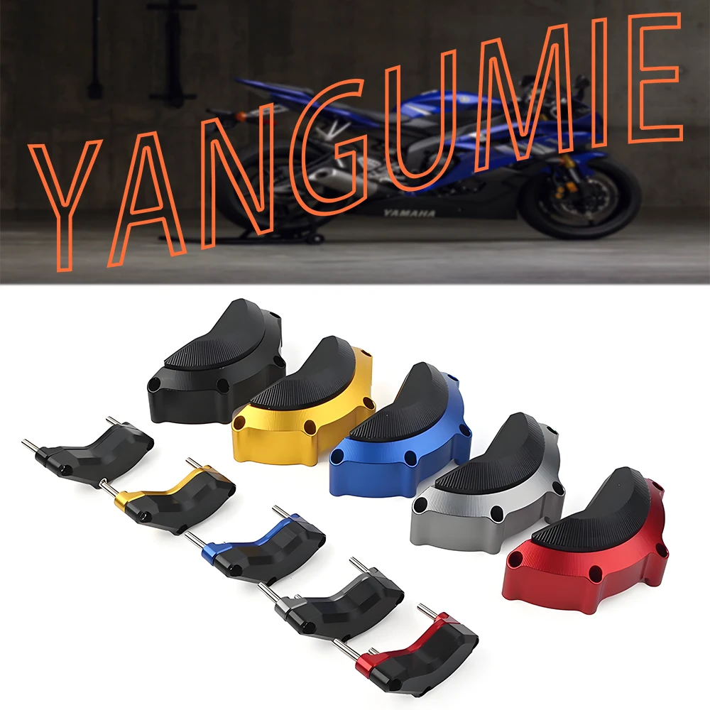 

2016 2015 2014 2013 2012 Motorcycle Accessories Refitted CNC Engine Anti Falling Protection Block For Yamaha YZF-R6 YZF R6 08-17