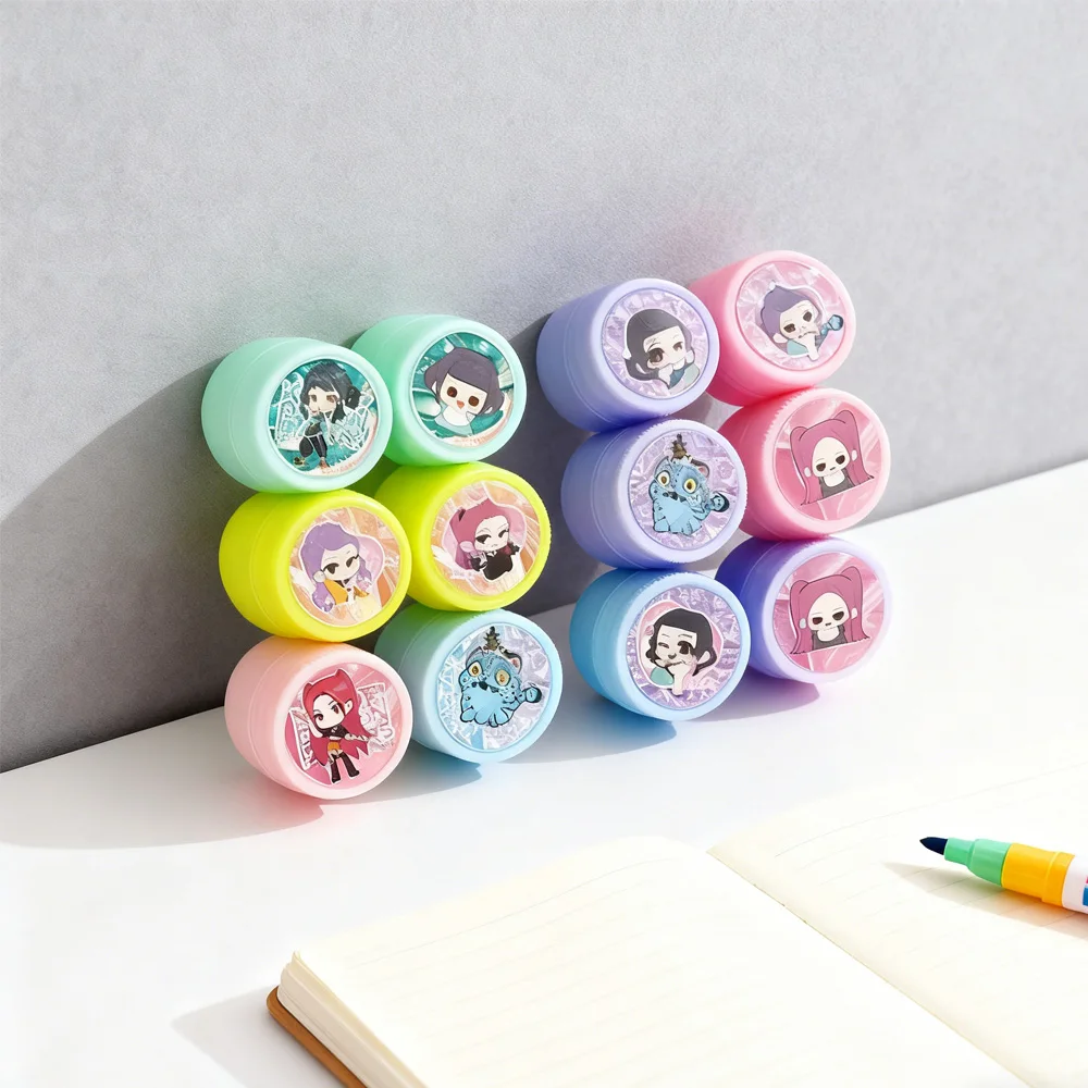 Hot Demon Hunter Francobolli Bomboniere Timbri sigillo per bambini Aula Scuola Premi Premi Bomboniere Regali Regali per feste di compleanno