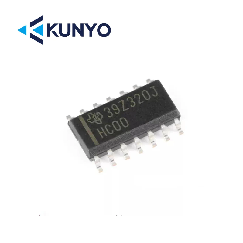 10PCS HC00 SN74HC00DR package SOIC-14 surface mount NAND gate 2 input