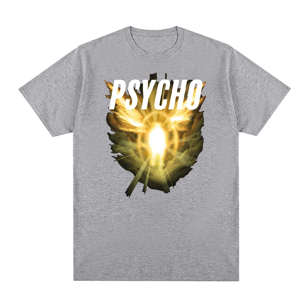 تي شيرت Sacred Psycho Dave نفس الموقع الرسمي 100% قطن 2025 تي شيرت جديد عالي الجودة صيفي 100% قطن برقبة مستديرة تي شيرت