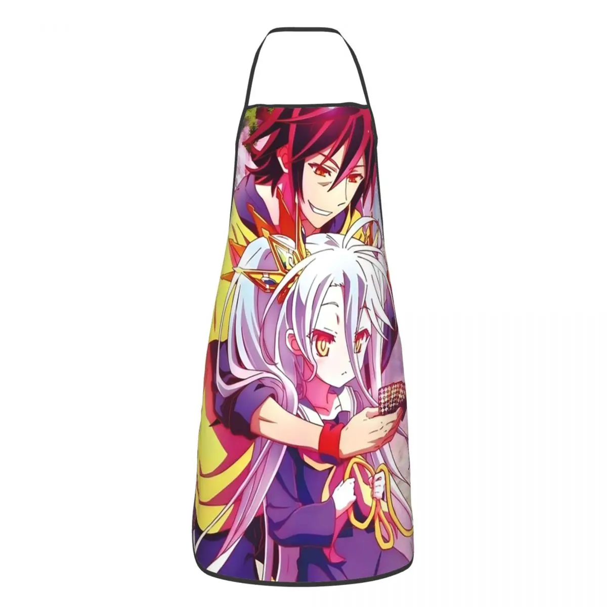 No Game No Life Zero Cover Image Aprons Chef Cooking Tablier Waterproof Bib Kitchen Cleaning Pinafore for Women Men Gardening