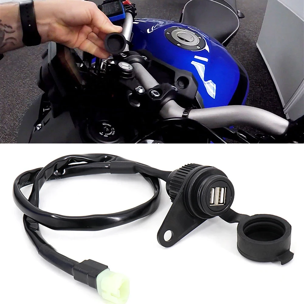 

Motorcycle USB Charger Dual Socket Converter Suitable For Honda CB400X