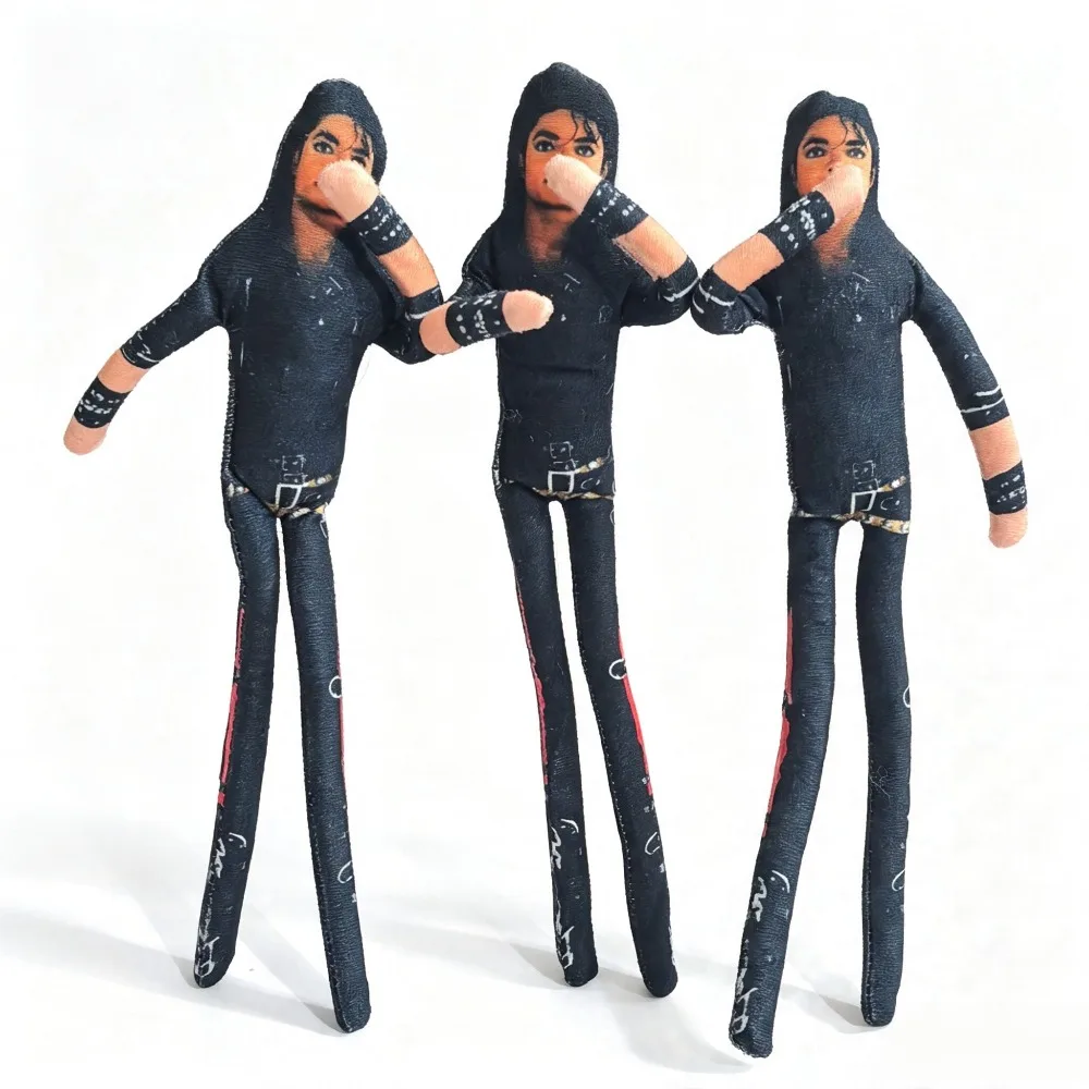 Anime Michael Jackson Cosplay Requisiten-Puppe Plüsch-Stoffpuppe Raumdekoration Abstrakte Gelenkbewegliche Requisiten Geschenk