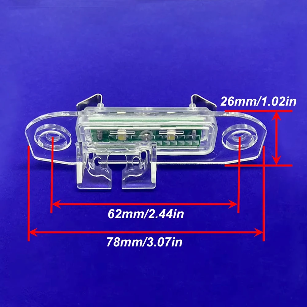 170-Grad-AHD-1080P-CVBS-Rückfahrkamera für Volvo C30 C70 XC60 XC70 XC90 S40 S60 S60L S80 V40 V50 V60 V70 mit Spur-/Linienführung – Detail 3