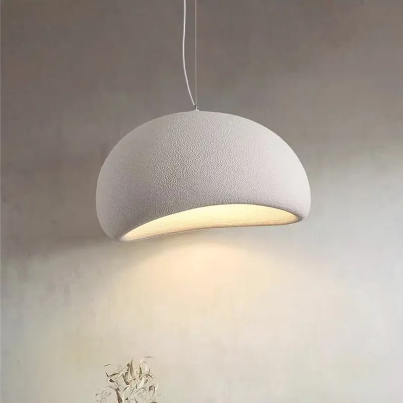 Nordic Restaurant Wabi Sabi E27 Led Pendant Light Modern Cafe Bedroom Led Chandelier Fixtures Bar Dining Room Decor Suspend Lamp