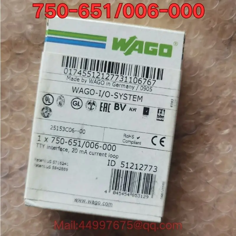 

Brand new 750-651/006-000 PLC module Latest prices in July 2025