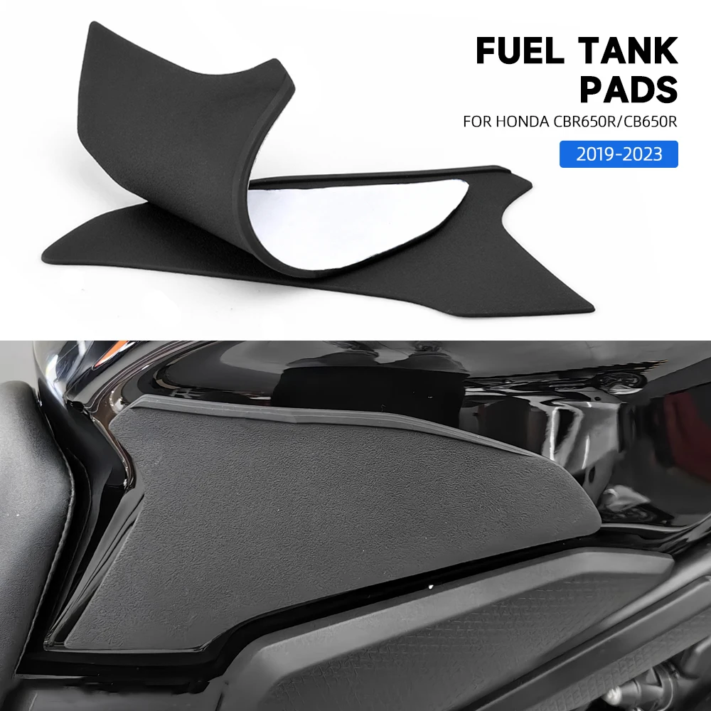 For Honda CB650R CBR650R CB CBR 650 R 650R 2019-2023 Motorcycle Anti-Slip Side Fuel Oil Tank Pad Protector Decals Sticker Pads