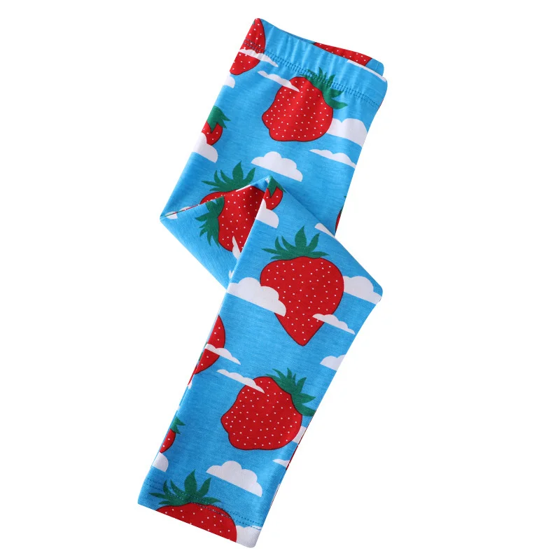 Jumping Meters 2-7T Strawberry Children's Pencil Pants Fashion Girls Leggings Autumn Baby Costume Toddler Kids Skinny Pants