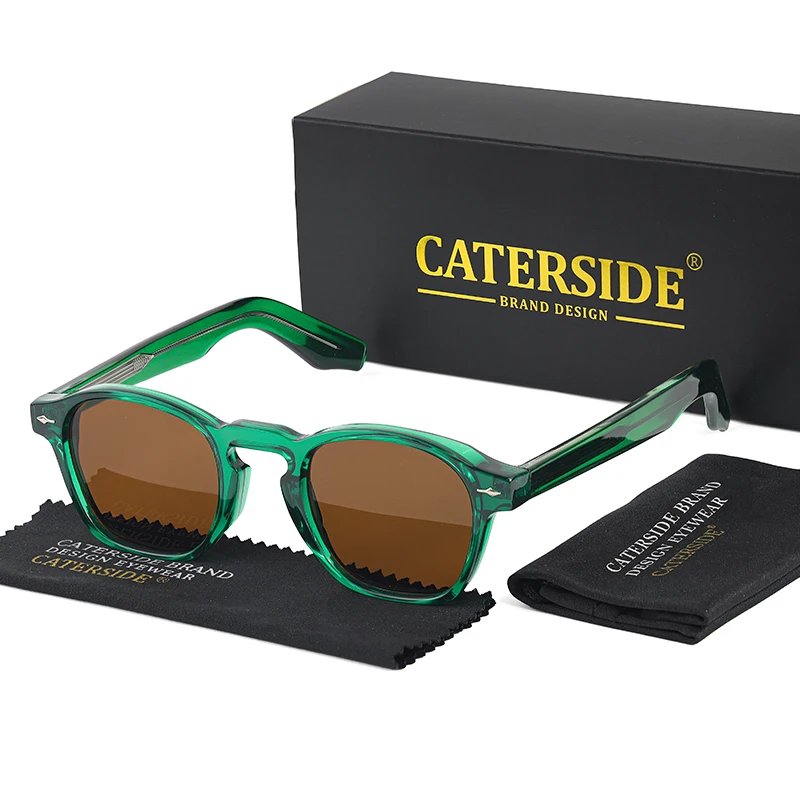 CATERSIDE Retro Runde Sonnenbrille für Herren, kleiner Rahmen, Markendesign, Sonnenbrille für Damen, Party, Shopping, Festival, Geschenke, Brillen – Detail 7